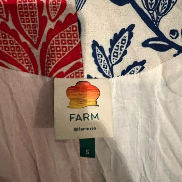 FARM Rio Mixed Pineapple Garden Wrap Maxi Dress - Picture 4 of 4